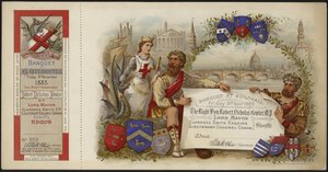 Ticket to a banquet at Guildhall