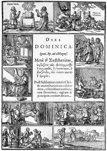 Title-page to Thomas Youngs Dies Dominica, 1639 by English School