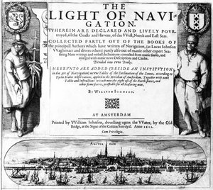 Title Page for The Light of Navigation by William Iohnson, published 1612 by English School