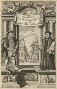 Title page of The History of the Reformation of the Church of England by English School