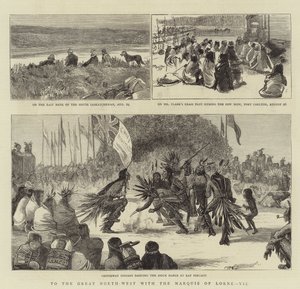 To the Great North-West with the Marquis of Lorne, VII by English School