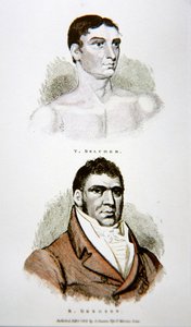 Tom Belcher and Gregson, from a Print Published in 1813 by English School
