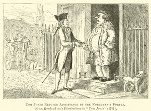 Tom Jones Refused Admittance by the Nobleman