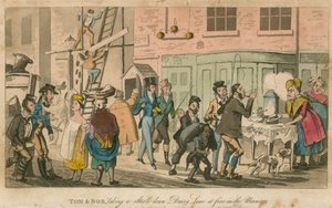 Tom and Bob taking a stroll down Drury Lane at five in the morning by English School
