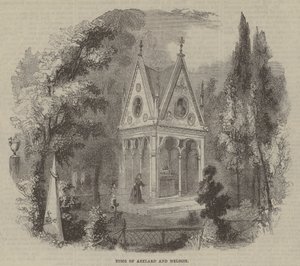 Tomb of Abelard and Heloise by English School