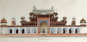 Tomb of the Emperor Akbur at Secundra by English School