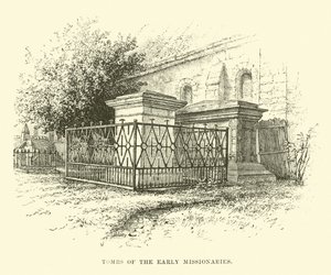 Tombs of the Early Missionaries by English School