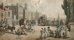 Tottenham Court Road Turnpike by English School