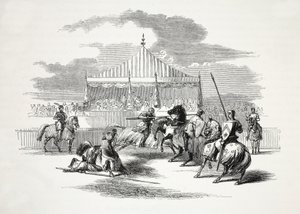 Tournament at Nevyn, in Caernarvonshire by English School