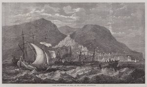 Town and Harbour of Syra, in the Grecian Archipelago by English School