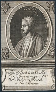 Trade Card, This Book is to be Sold by J Groenwegen and A Vander Hoeck by English School
