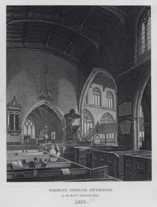 Trinity Church, Interior, in the Reverend C Simeon