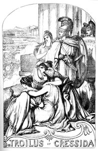 Troilus and Cressida - Illustration in Works complete by William Shakespeare 1866