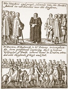 True information on the beginning and cause of all our troubles: how hatched and how prevented, from a puritan pamphlet, 1648, illustration from The Church of England: A History for the People by H.D.M. Spence-Jones