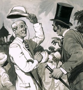 Two Men in the Same School Tie Meet in a Far-Flung Corner of the Empire by English School