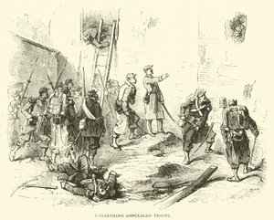 Unearthing Concealed Troops by English School