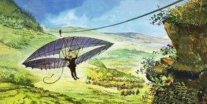 Unidentified Early Attempt to Fly by English School