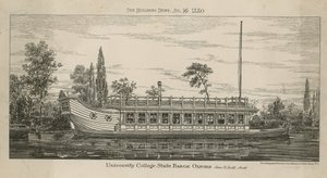 University College State Barge by English School