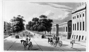 Unter den Linden, from St. Petersburg: A Journal of Travels to and from that Capital by A.B. Granville, published 1828