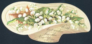 Upturned Bonnet Filled with Flowers by English School
