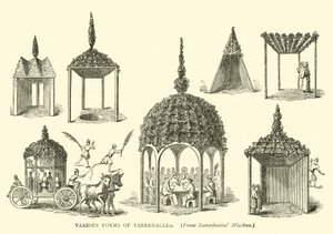 Various forms of Tabernacles by English School