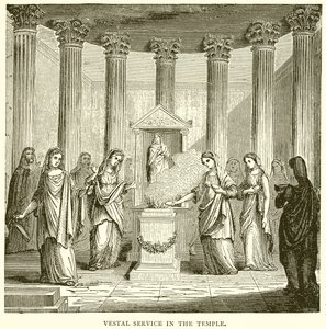 Vestal Service in the Temple