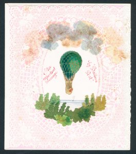 Victorian Greetings Card - An Important Message by Balloon Post