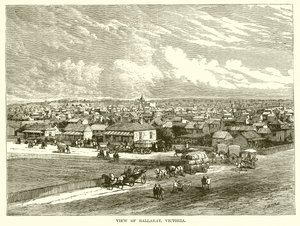 View of Ballarat, Victoria by English School