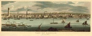 View of London from the Adelphi by English School
