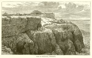 View of Magdala, Abyssinia by English School
