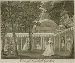 View of Vauxhall Gardens, London