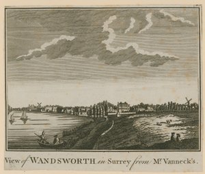 View of Wandsworth in Surrey from Mr Vanneck