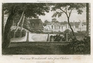 View of Wandsworth, Taken from Chelsea by English School