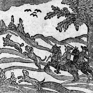 View of a Hunting Scene, from 