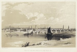 View of the Broomielaw in the year 1802 by English School