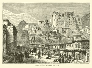 View of the Castle of Leh by English School