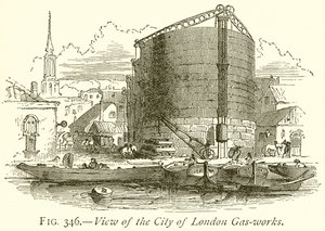 View of the City of London Gas-Works