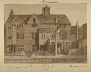 View of the Coopers Arms Inn, Russell Street, 1828