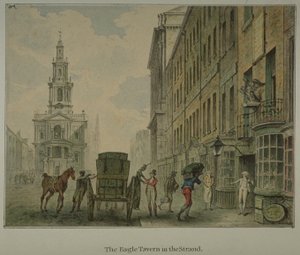 View of the Eagle Tavern in the Strand, Westminster, c.1800