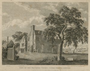 View of the Feathers Tavern, Cupers Bridge, Lambeth by English School