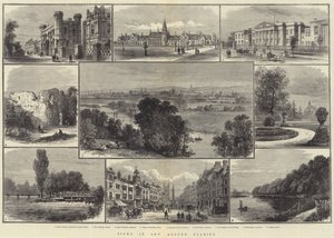 Views in and around Reading by English School
