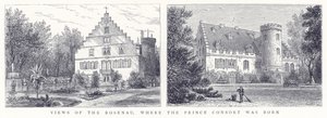 Views of the Rosenau, Where the Prince Consort was Born by English School