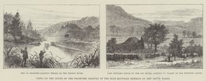 Views on the Route of the Projected Railway in the Blue Mountain District of New South Wales by English School