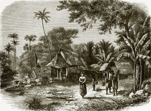 Village in Java by English School