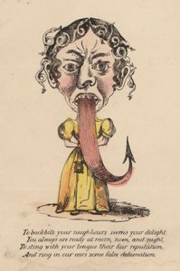 Vinegar Valentine Card by English School