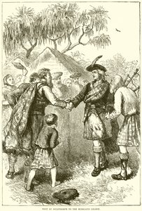 Visit of Oglethorpe to the Highland Colony by English School