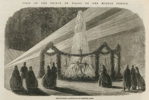 Visit of the Prince of Wales to the Middle Temple by English School