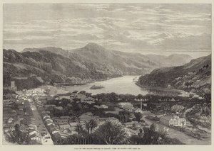 Visit of the Sailor Princes to Ceylon, View of Kandy by English School