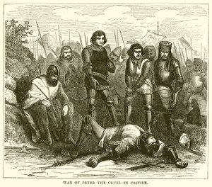 War of Peter the Cruel in Castile by English School