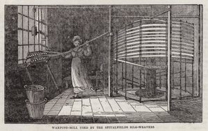 Warping mill used by the Spitalfields silk weavers